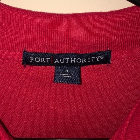 5/$10 Freedom Port Authority red short sleeve polo Freedom is not free size XL - Picture 5 of 9